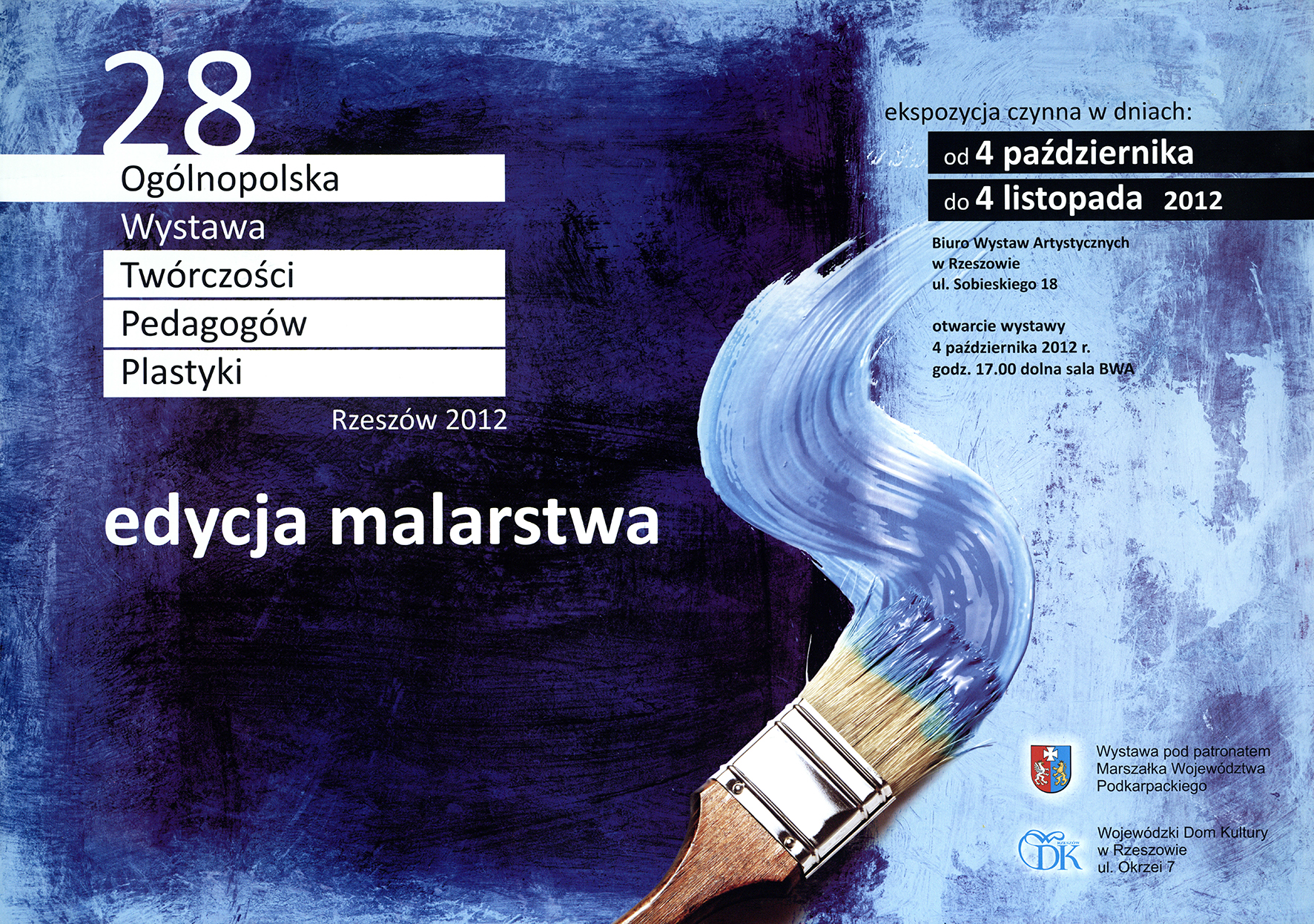 zdjęcie plakatu - 28 Ogólnopolska Wystawa Twórczości Pedagogów Plastyki